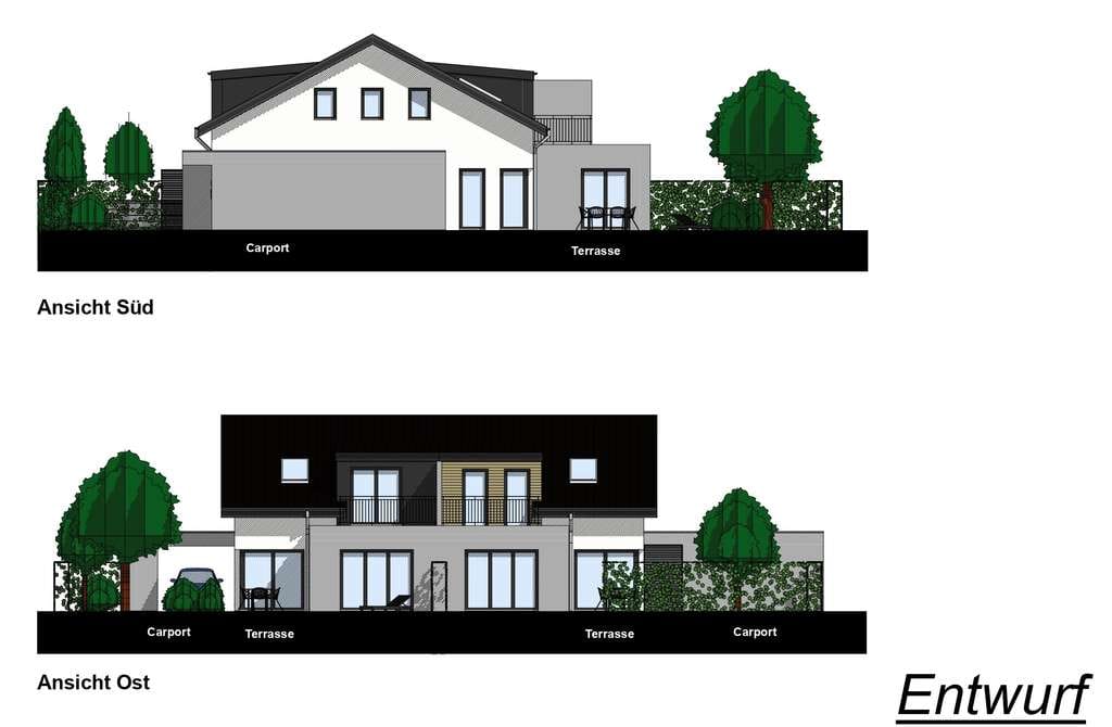 Immobilie in Mahlberg - Neubau-Doppelhaushälfte in Mahlberg – KfW 55, PV-Anlage, 5,5 Zimmer - Bild 3