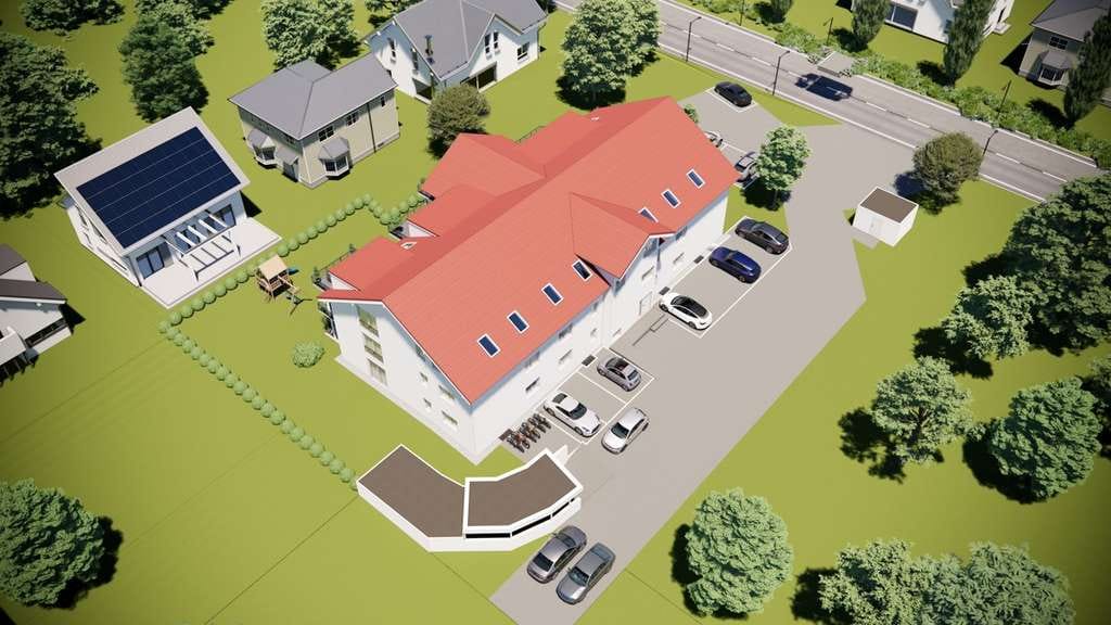 Immobilie in Sontheim - *** 2-Zimmer-Wohnung im 1. OG mit Westbalkon - Neubau Mehrfamilienhaus mit 15 Einheiten *** - Bild 3