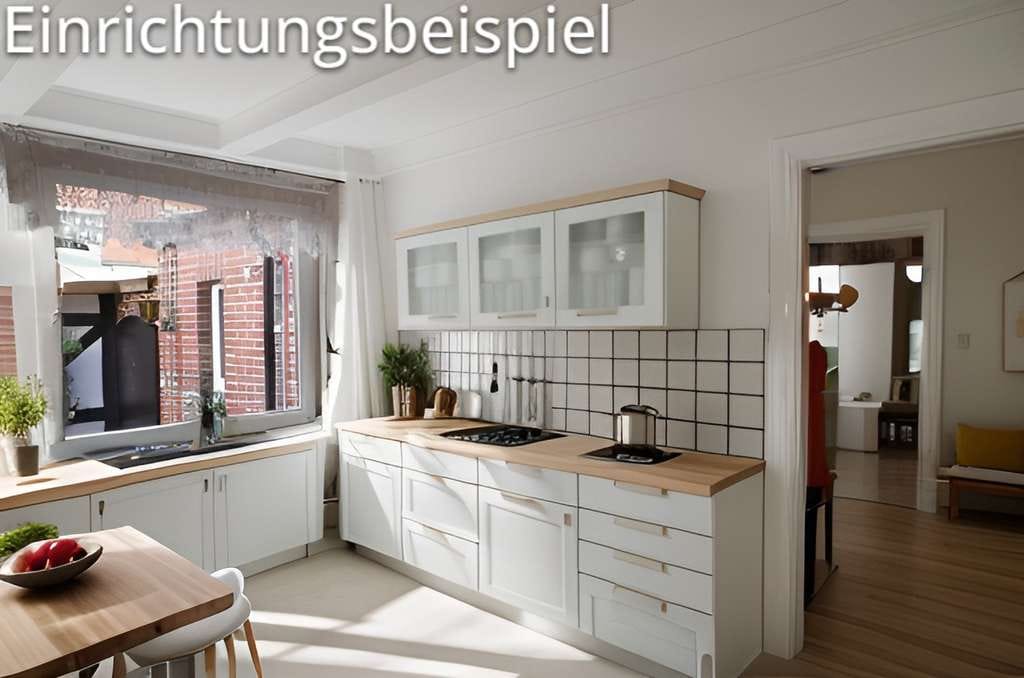 Immobilie in Diepholz -  Doppelhaushälfte im Stadtzentrum von Diepholz
 Backsteinbau mit schönem Garten - Bild 4