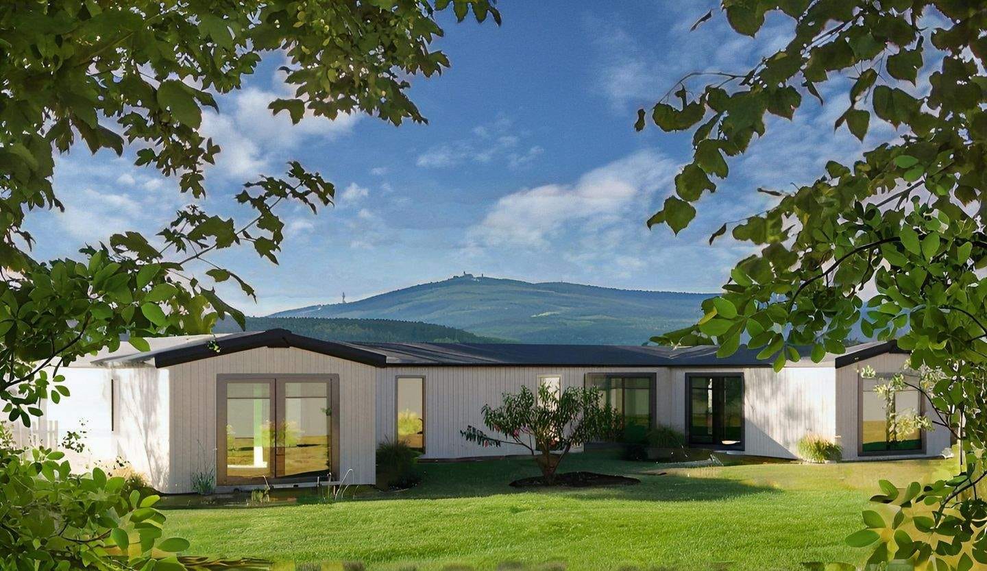 Immobilie in Schneeberg - Zwei moderne, neue Winkelbungalows als Doppelhaus mit klarem Preisvorteil - INKL. Grundstück - Bild 0