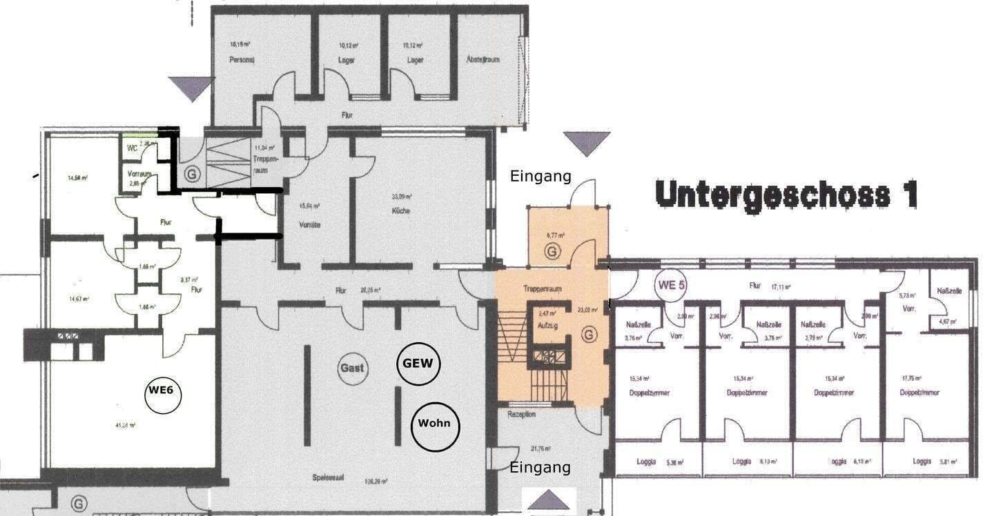 Immobilie in Bad Steben -  259 m² - 378 m²  für Wohnung und / oder gewerbliche Nutzung / Büro / Praxis / Fitness / Atelier / Ausstellung usw. - Bild 2
