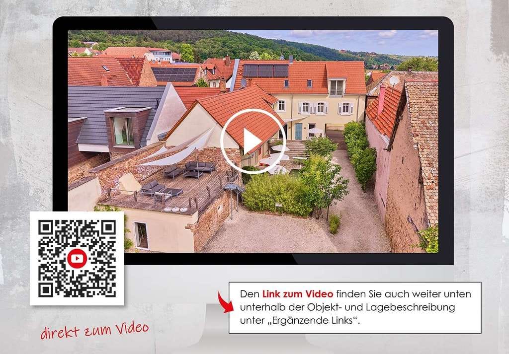 Immobilie in Weisenheim am Berg - Kernsaniertes Anwesen: südliche Eleganz trifft  auf modernen Wohnluxus - Bild 1