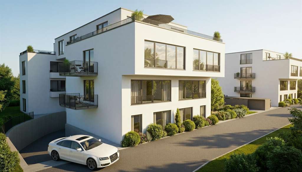 Immobilie in Plankstadt - Projektierter Neubau im schönen Plankstadt!  KfW 40 QNG I Stilvolles Penthouse mit Dachterrasse - Bild 4