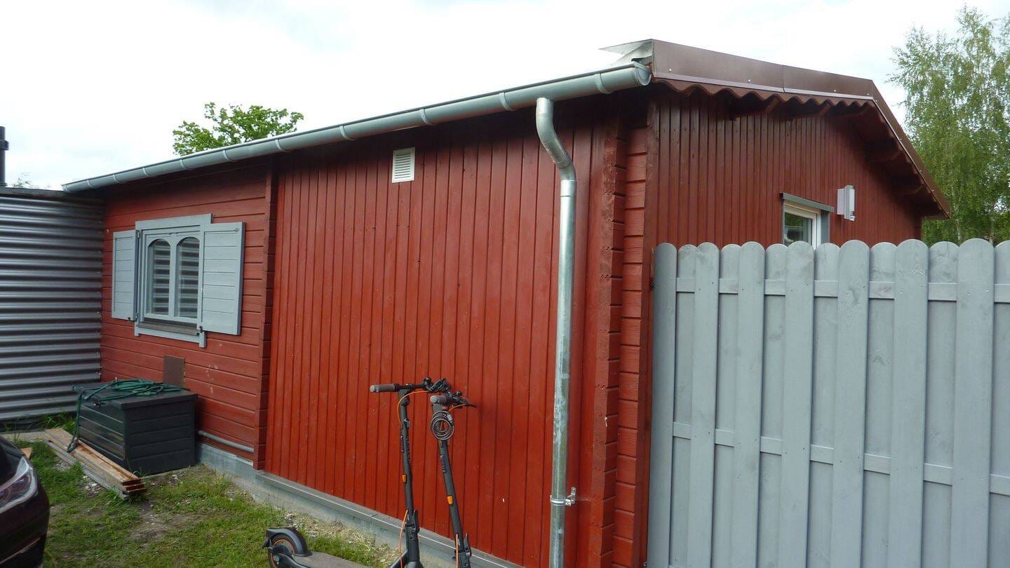 Immobilie in Tespe - Neubau-Holzhaus, Dauer-Wohnen oder Wochenendhaus auf Campingplatz - Bild 1