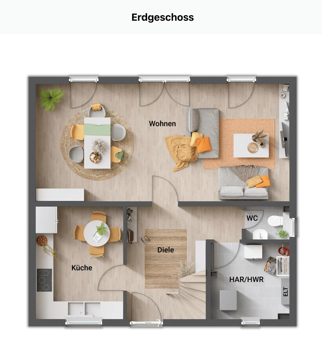 Immobilie in Bad Berneck im Fichtelgebirge - Town & Country Flair 113 – modernes Familienhaus mit 5 Zimmern | Grundstück 959 m² in Bad Berneck i.F. - Bild 2