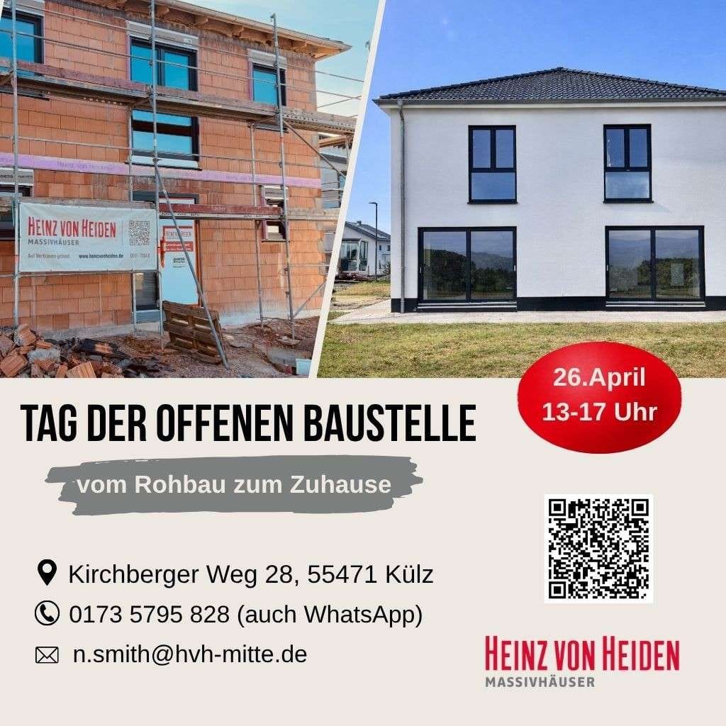 Immobilie in Argenthal - Baustellenbesichtigung  - 26.04. von 13-17 Uhr in Külz! - Bild 1