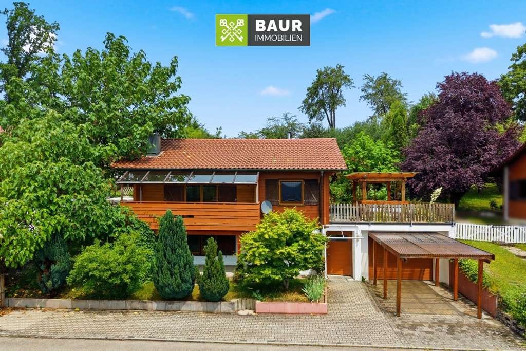 Immobilie in Illmensee - Sofort frei! Großzügiges Einfamilienhaus mit Garten und Seeblick am Ruschweiler See - Bild 0