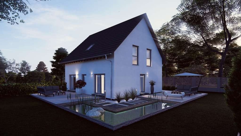Immobilie in Strüth - MODERN UND KOMFORTABEL WOHNEN UNTER EINEM DACH - 2 Wohnungen - Malervorbereitet - inkl. Grundstück - Bild 3