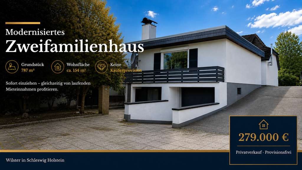 Immobilie in Wilster - Viel Platz für Ihre Ideen in diesem Mehrfamilienhaus in Wilster - Bild 0
