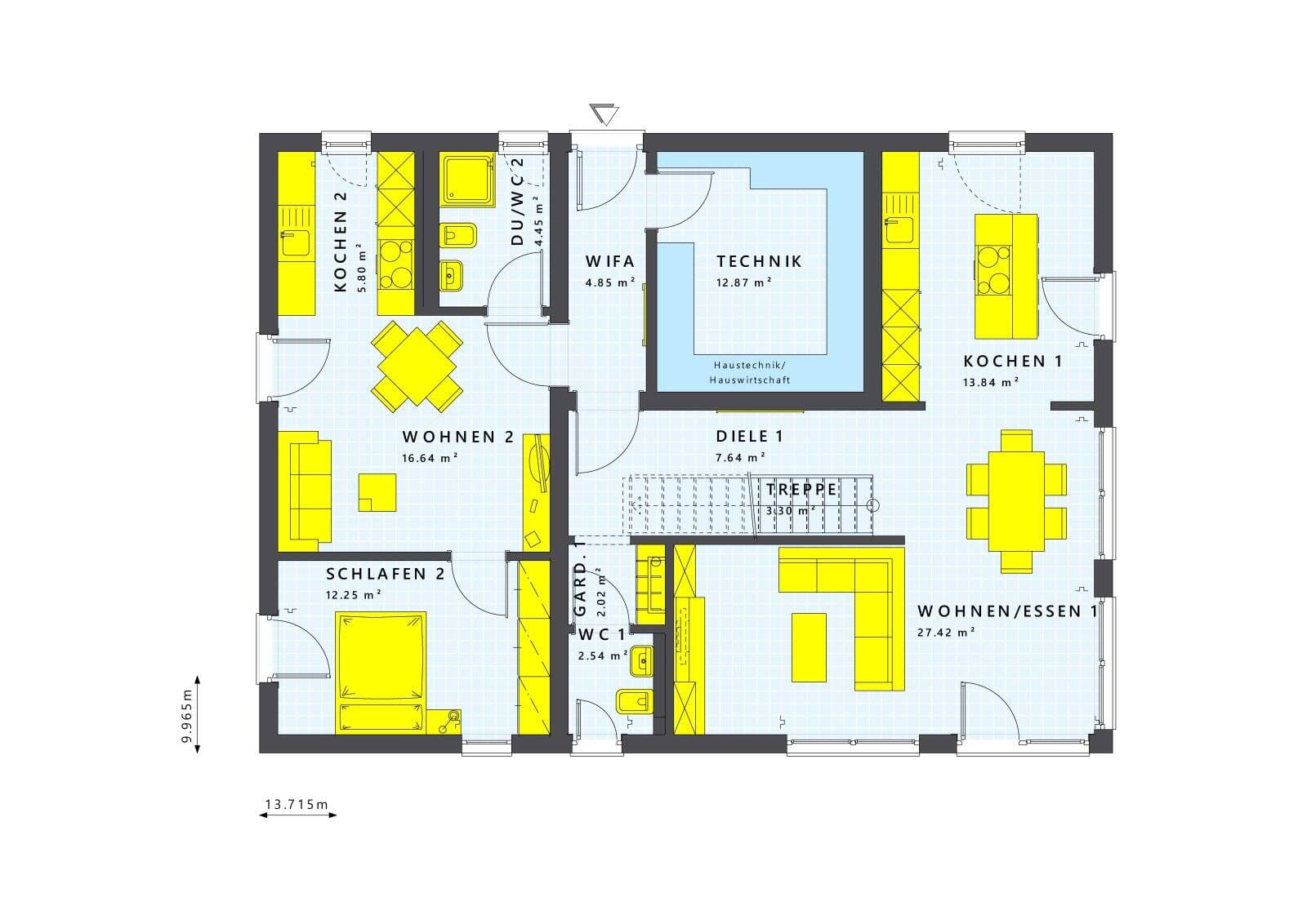 Immobilie in Fockbek - LivingHaus Mehrgenerationenhaus - Individuell geplant, perfekt umgesetzt mit Einliegerwohnung & z.B. mit Photovoltaik und Batteriespeicher - Bild 4