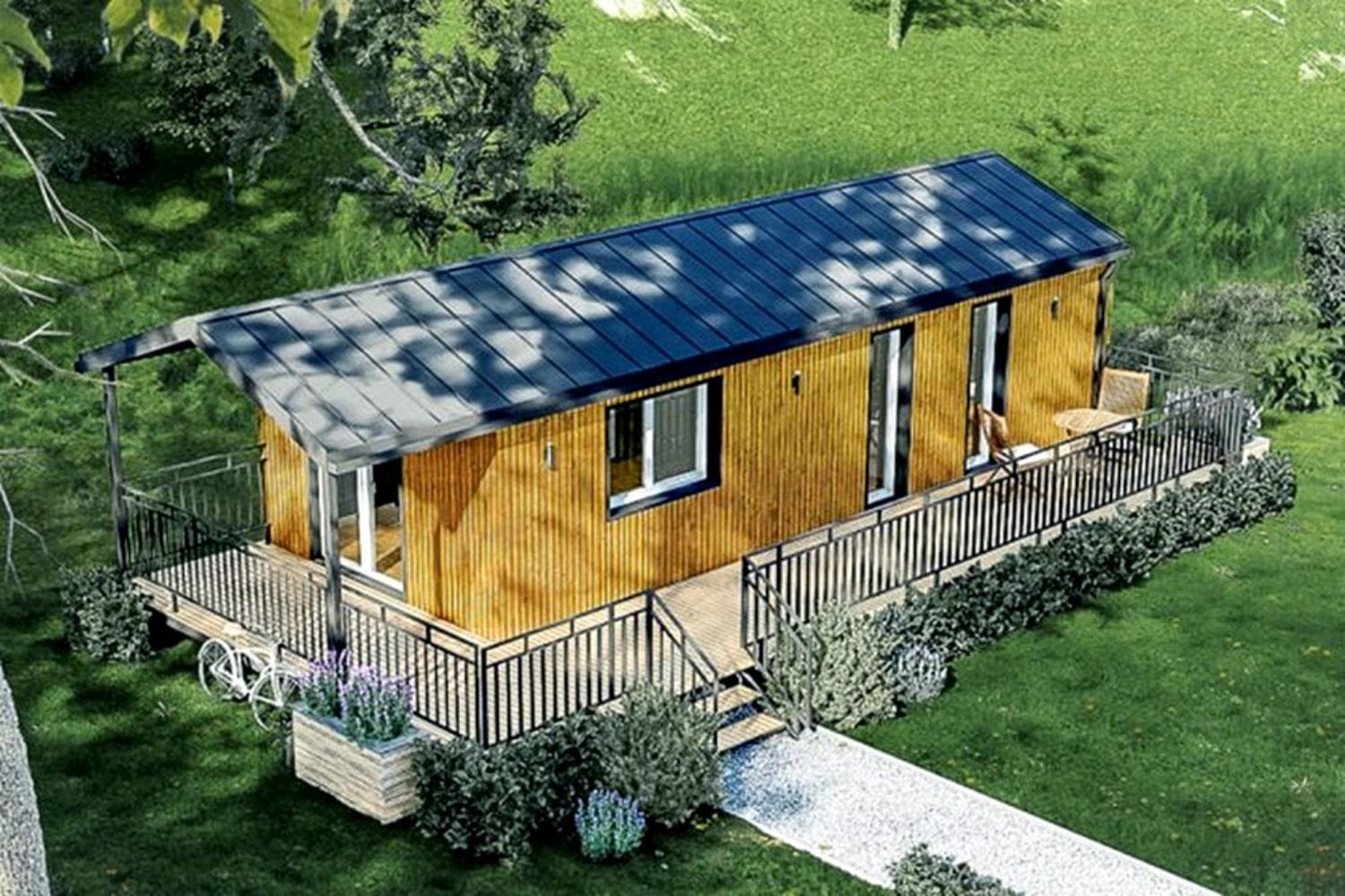 Immobilie in Lindholz - Tiny House - EH55 Bungalow zwischen den Hansestädten Rostock und Greifswald - Bild 0