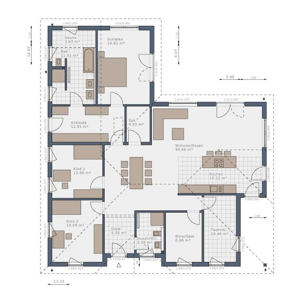 Immobilie in Kirchenpingarten - Eigenheim statt Miete! – Wunderschönes Bungalow in der Nähe von Bayreuth - Bild 3