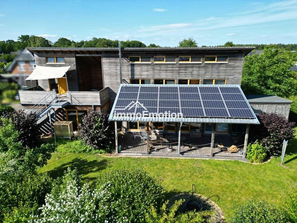 Immobilie in Lauenbrück - Nichts von der Stange: Nachhaltiges 8-Zimmer-Holzhaus mit PV-Anlage, Pelletheizung und Ferienwohnung - Bild 4