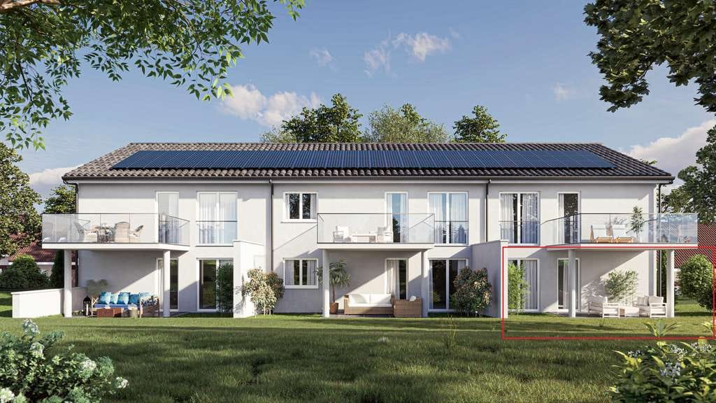 Immobilie in Wain - Energieeffizient & barrierefrei! Moderne Erdgeschosswohnung mit schönem Garten  - Bild 1