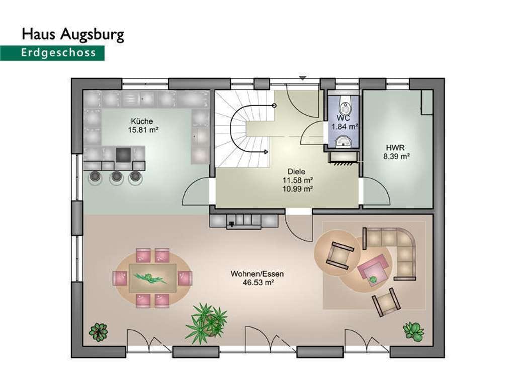 Immobilie in Rechtenbach - NEU! Großes, geplantes AMBIENTE-Massivhaus in Rechtenbach! - Bild 1