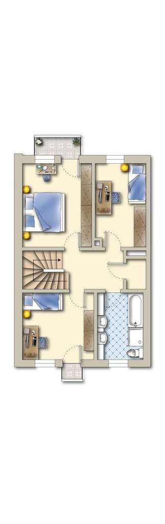 Immobilie in Krumbach (Schwaben) - Reihenmittelhaus in Krumbach, Kaisergarten 8,  Garage, demnächst frei - Bild 1