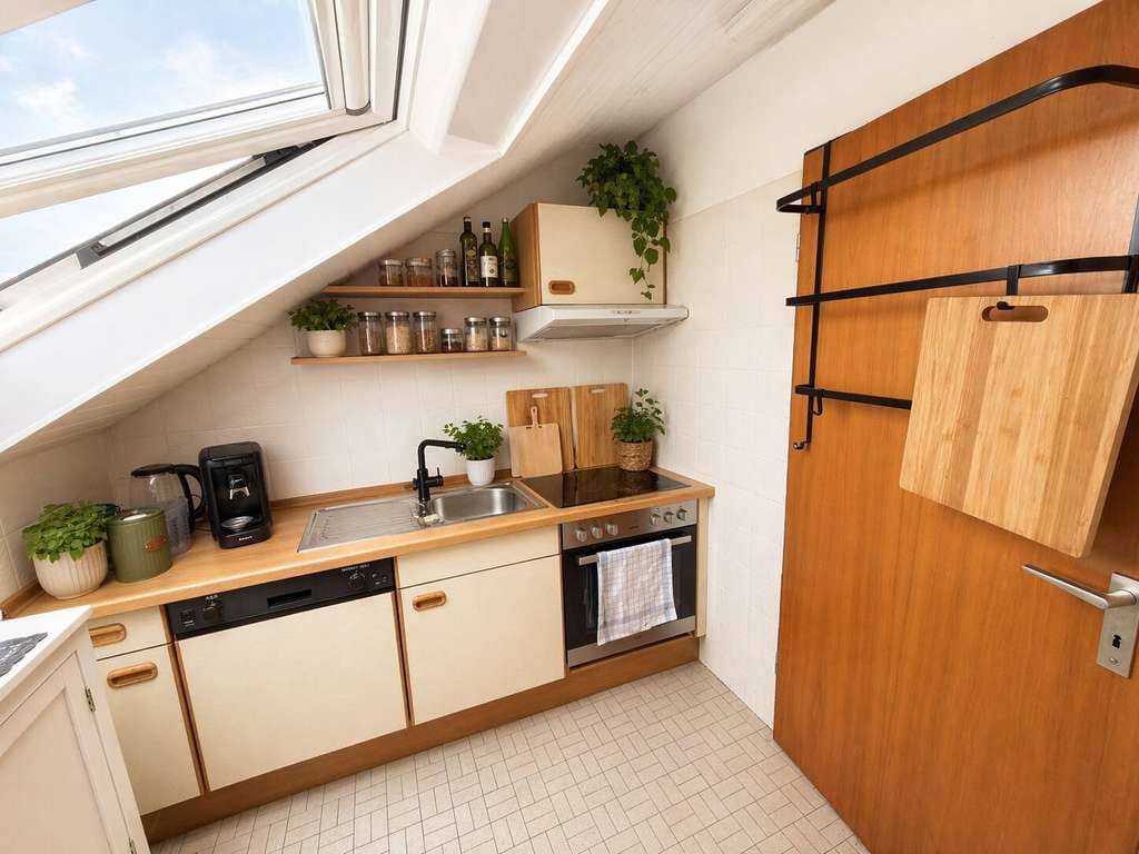 Immobilie in Kusterdingen - Charmante Dachgeschosswohnung mit sonniger Terrasse und traumhaftem Weitblick ins Grüne - Bild 2