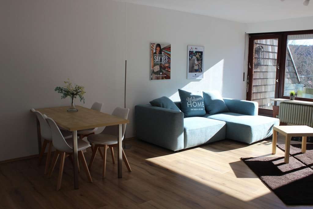 Immobilie in Schonach im Schwarzwald - Terrassenwohnung mit Schwimmbad/Sauna im Hochschwarzwald - Bild 1