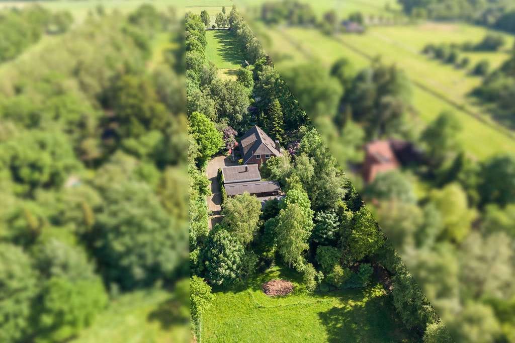 Immobilie in Rastede - Ein- bzw. Zweifamilienhaus auf traumhaftem Grundstück mit vielen Nutzungsmöglichkeiten, Obj. 9891 - Bild 1