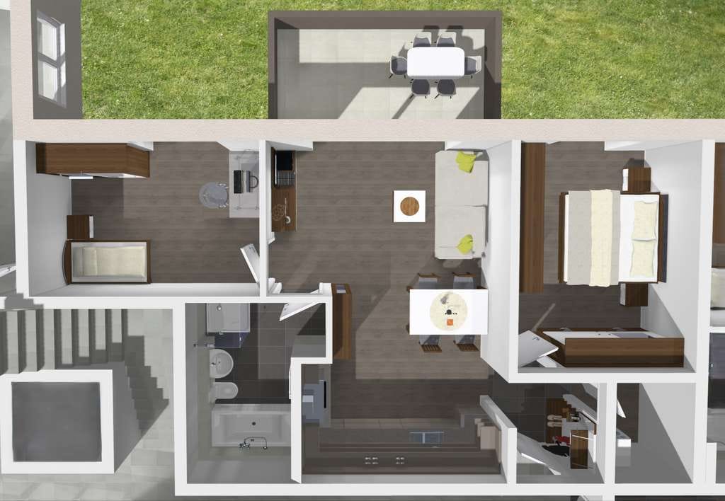 Immobilie in Weiler bei Bingen - Modernes Wohnen im 1. Obergeschoss mit Balkon - Bild 3