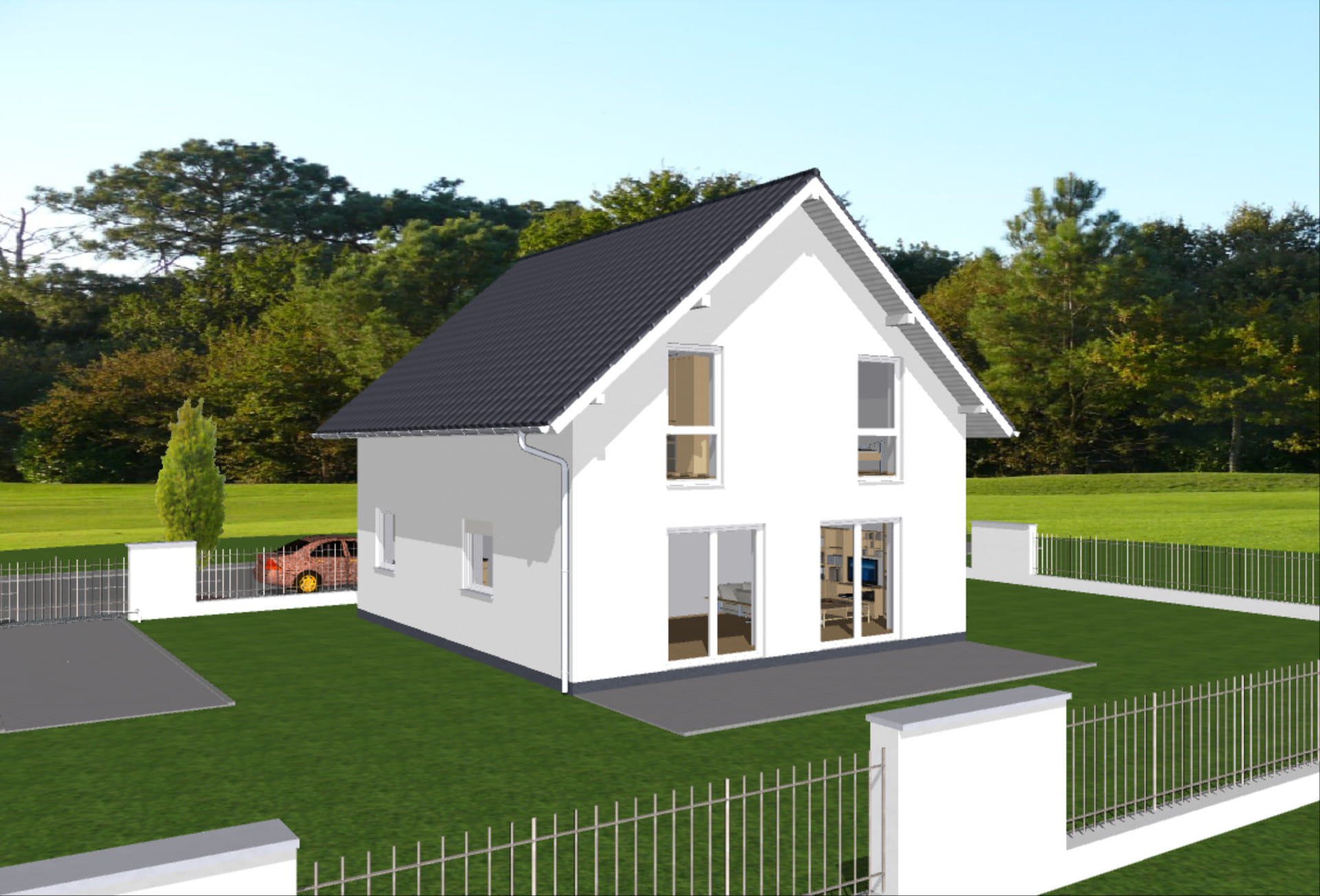 Immobilie in Malsfeld - Neubau 1170 M - Elfershausen, KfW 55, inkl. Grundstück- keine Provision - Bild 4