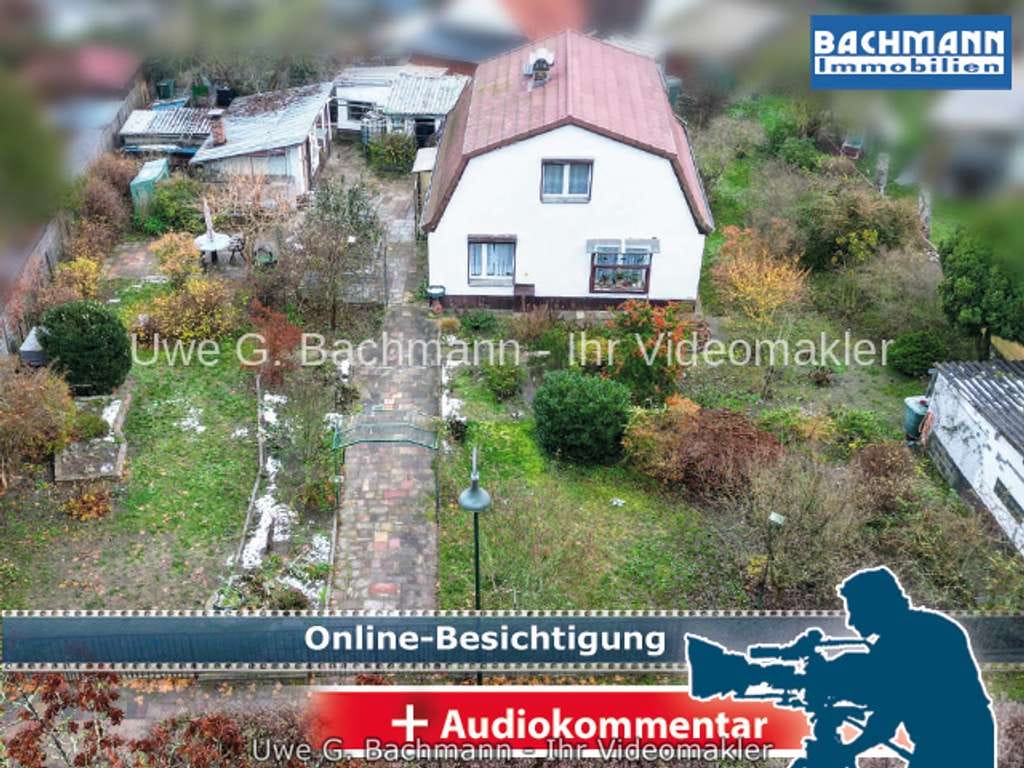 Immobilie in Bernau - Bernau bei Berlin: Sanierungsbedürftiges Einfamilienhaus mit Nebengelassen & Garage-UWE G. BACHMANN - Bild 0
