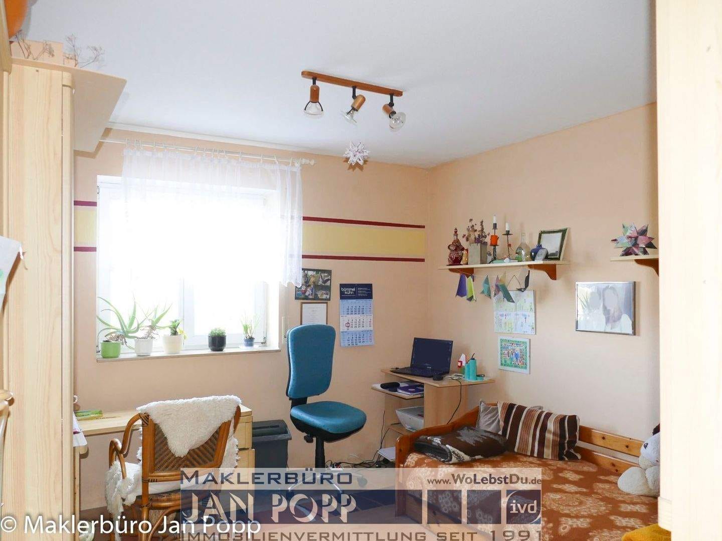 Immobilie in Mohlsdorf-Teichwolframsdorf - Attraktive 3-Raum-Wohnung am Ortsrand mit umlaufendem Balkon und Garage - Bild 4