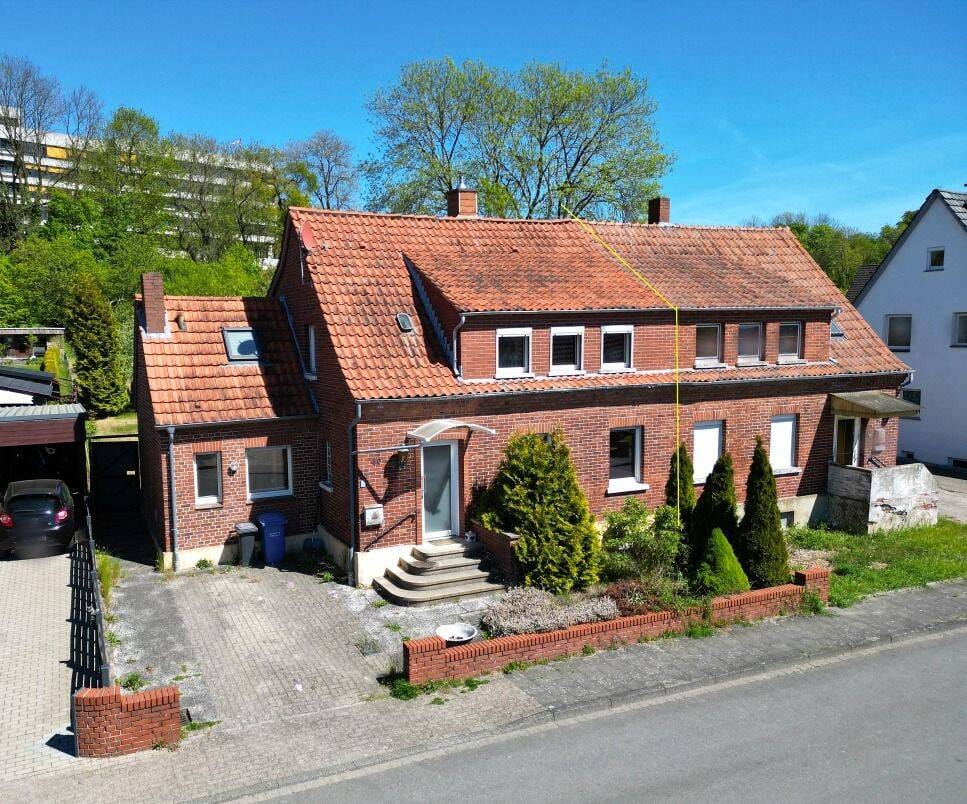 Immobilie in Lengerich - Ruhige Sackgasse, viel Grundstück - Doppelhaushälfte mit Potential in Lengerich. - Bild 0