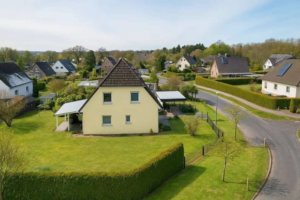 Immobilie in Toppenstedt - PROV.FREI F. KÄUFER: EFH BJ 2007, FAM.FREUNDLICH & EFFIZIENT IN TOPLAGE MIT DOP.CARPORT & GR. GARTEN - Bild 1