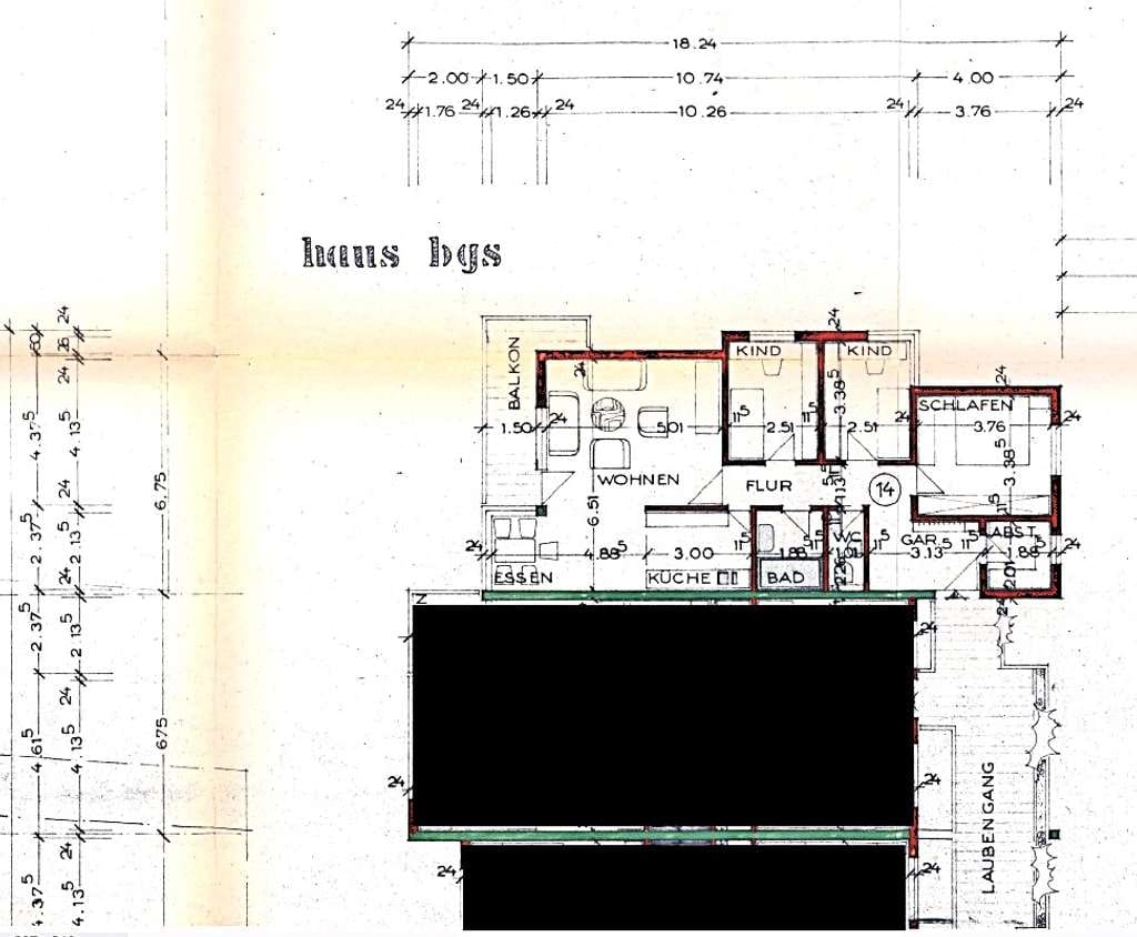Immobilie in Leutenbach - 4,5 Zimmer-Wohnung in Leutenbach Ortsmitte - beim Rathaus - Bild 2