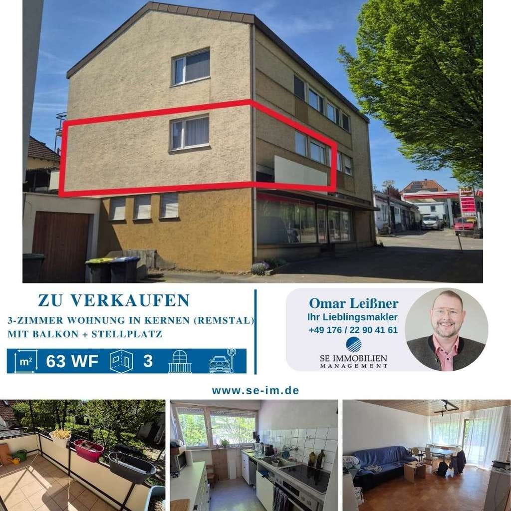 Immobilie in Kernen im Remstal - 3 Zimmer, Stellplatz, perfekte Lage – Ihr neues Zuhause in Rommelshausen - Bild 0