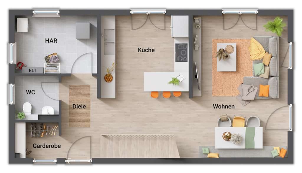 Immobilie in Knüllwald - INKLUSIVE Baugrundstück: Das flexible Haus für schmale Grundstücke in Knüllwald - Bild 4