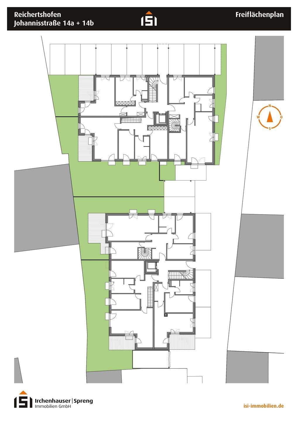 Immobilie in Reichertshofen - Reichertshofen! 4-ZKB OG-Whg. mit 7 m² West-Balkon, FBH, elektr. Rollläden, Videosprech., Keller! - Bild 3