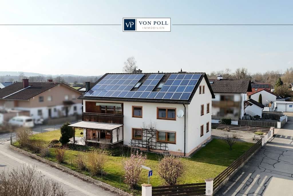 Immobilie in Kraiburg - Raumwunder in Kraiburg am Inn – Zweifamilienhaus mit Doppelgarage und viel Potenzial - Bild 0