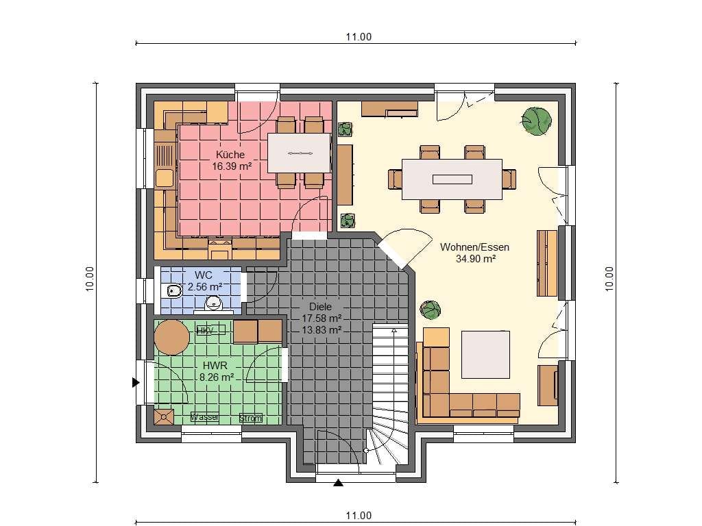 Immobilie in Neuendeich - Wohnen mit nordischem Flair – im Kapitänshaus am Deich
Niedrigenergiehaus EH40 Neubauplanung - Bild 3