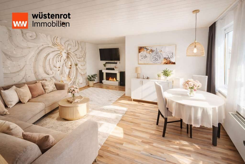 Immobilie in Gelnhausen - Röther Häuschen mit Klasse & Niveau! 8-ZKB Stadthaus, ca. 214 m² WFL Garage, Wintergarten und EBK! - Bild 3