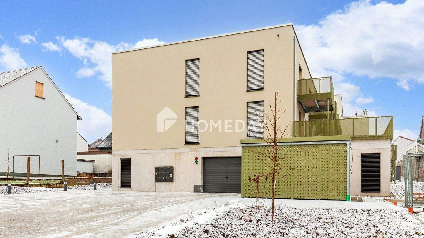 Immobilie in Kürnach - Neubau/Erstbezug! Zwei-Zimmer-Wohnung mit überdachter Terrasse und Garten - Bild 2