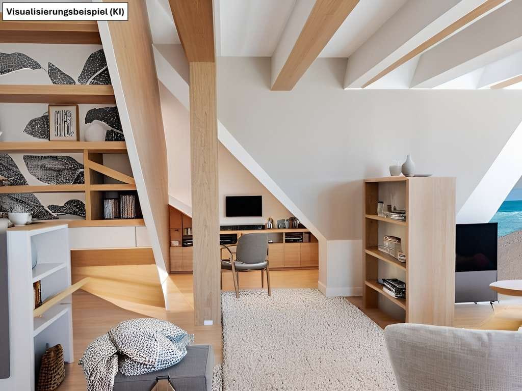 Immobilie in Budenheim - Charmante Maisonette-Wohnung mit Balkon und Tiefgaragenstellplatz in ruhiger Lage von Budenheim - Bild 3