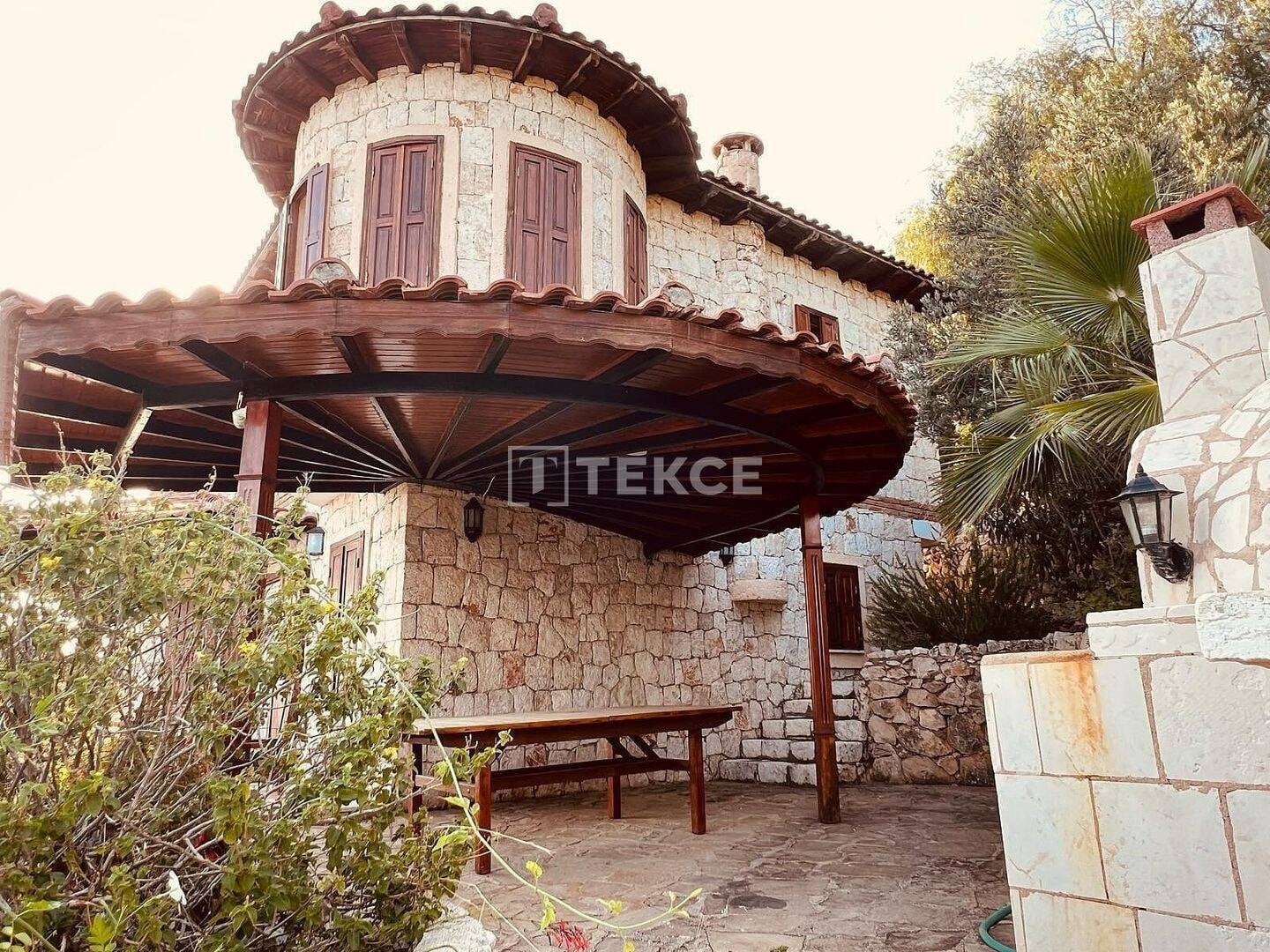 Immobilie in Paitzdorf - Stein-Villa mit atemberaubendem Meerblick in Kalkan, Kas, Antalya - Bild 1