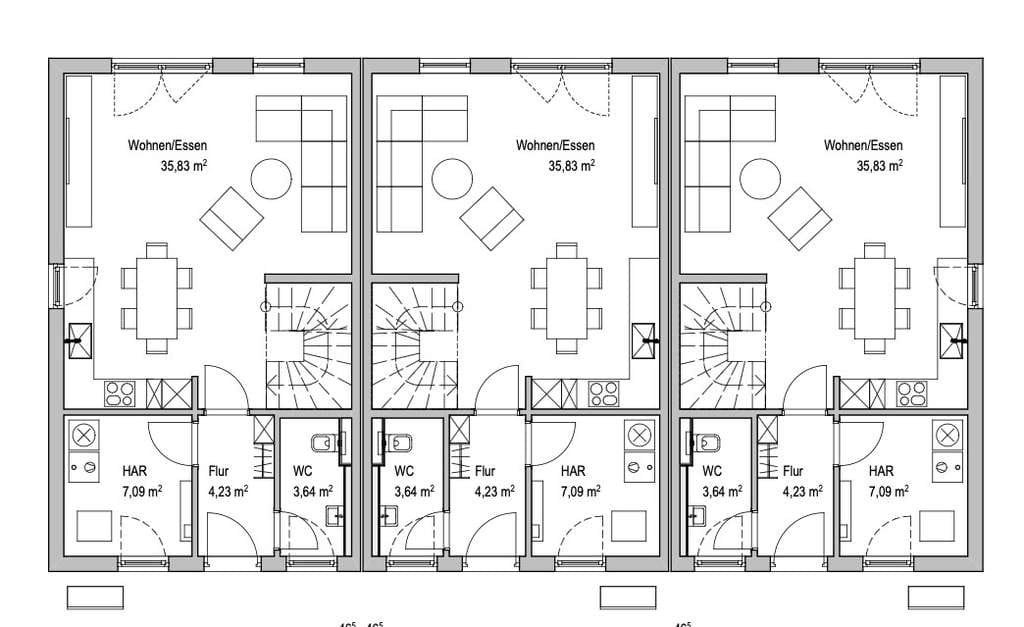 Immobilie in Klosterlechfeld - Bauantrag vorhanden! Schnell sein und KfW55 Förderung sichern - Reihenmittelhaus in Klosterlechfeld - Bild 1