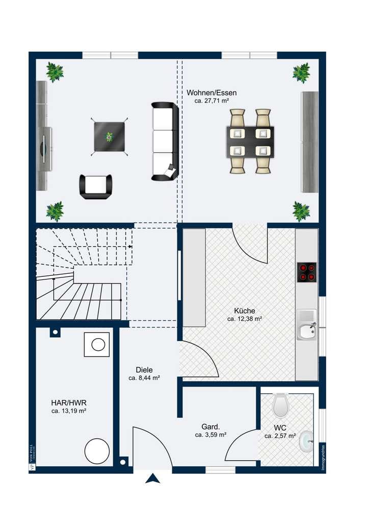Immobilie in Deckenpfronn - Wohnglück in Deckenpfronn- Moderne Doppelhaushälften mit Komfort - Bild 2
