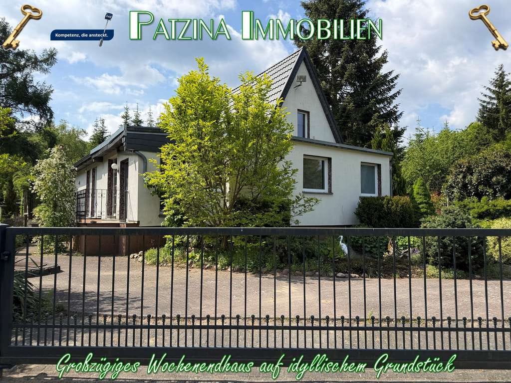 Immobilie in Schwielowsee - Großzügiges Wochenendhaus auf idyllischem Grundstück - Bild 0