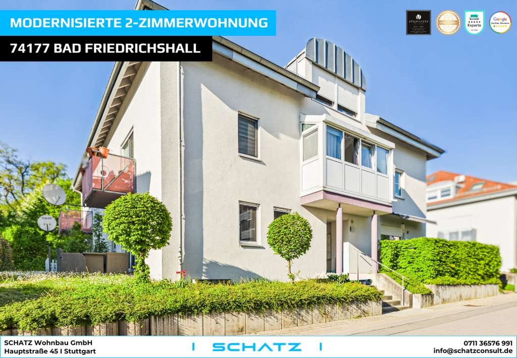Immobilie in Bad Friedrichshall - Möblierte 2-Zimmerwohnung mit Terrasse – attraktive Kapitalanlage in Bad Friedrichshall - Bild 0