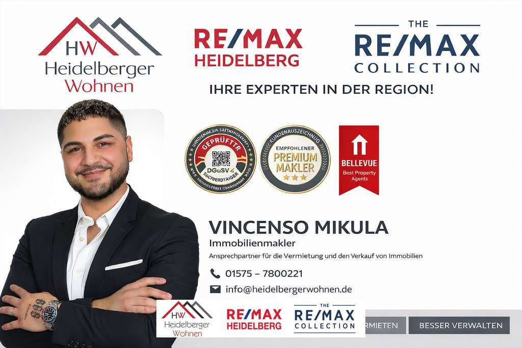 Immobilie in Sinsheim - Schönes EFH mit Einliegerwohnung, auf Erbpachtgrundstück mit XL Garten, Balkons + Garage mit Feldran - Bild 2