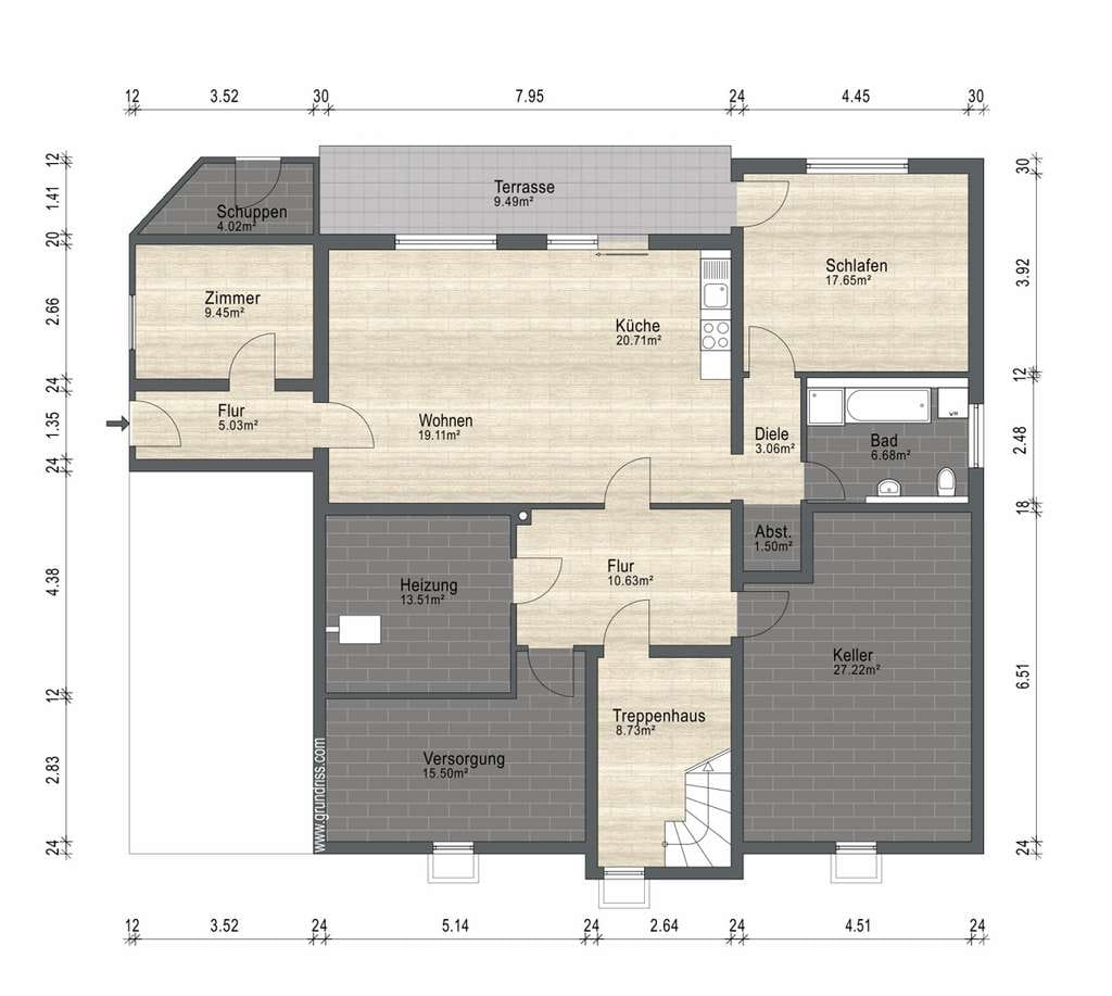 Immobilie in Birkenau - Gepflegtes 3-Familienhaus in traumhafter Hanglage von Birkenau - Bild 1