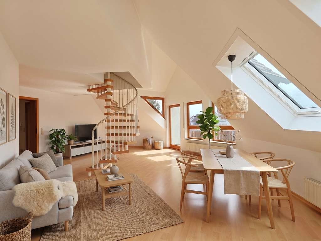 Immobilie in Rutesheim - Maisonette-Highlight: Galerie, Südbalkon, TG-Stellplatz - Bild 1