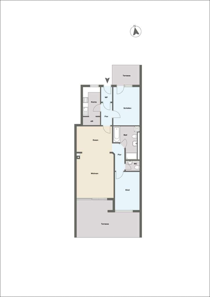 Immobilie in Mainaschaff - *M19*  3-Zimmer-Wohnung mit Terrasse - Bild 3