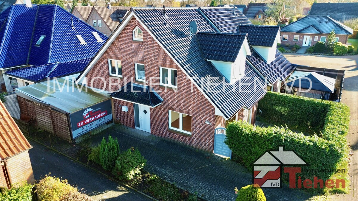 Immobilie in Haselünne - GÜNSTIGER WIRD´S NUR GESCHENKT!
Moderne Doppelhaushälfte (Links) mit hellem, funktionalem Grundriss PROVISIONSFREI! - Bild 0