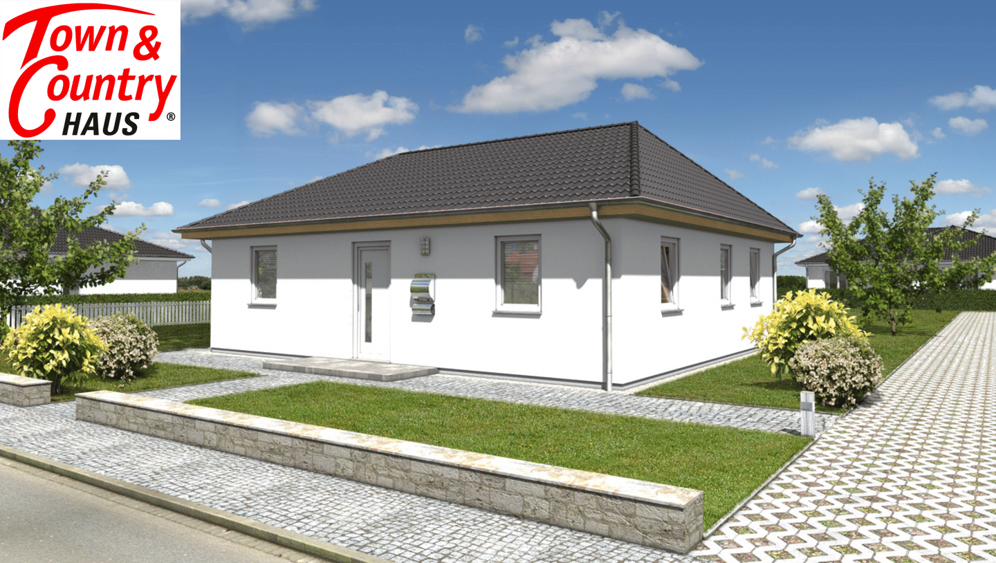 Immobilie in Pfarrweisach - Moderner Town & Country Bungalow 92 – Wohnen auf einer Ebene | Effizienzhaus in Kraisdorf-Sand - Bild 1