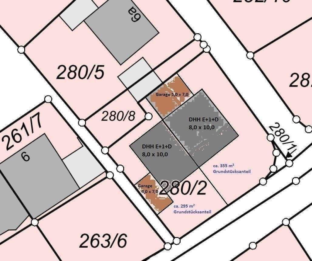 Immobilie in Forstern - Neubau DHH ca. 120 m² Wohnfläche inkl. 355 m² Grundstück in Forstern zu verkaufen - Bild 1